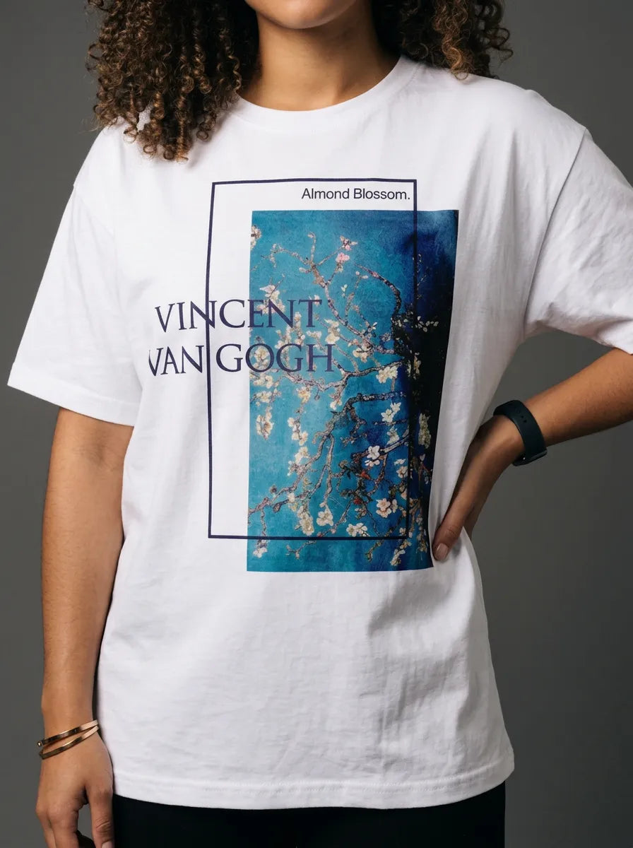 Almond Blossoms T-Shirt - Oversized T-Shirt | My Turtle